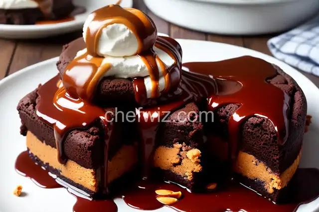 Peanut Butter and Hot Fudge Pudding Cake