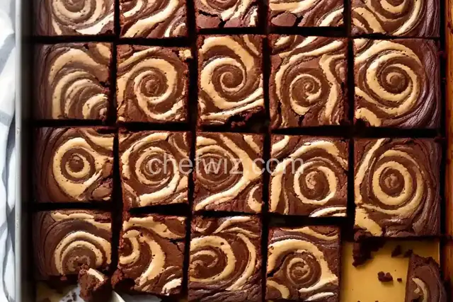 Peanut Swirl Brownies