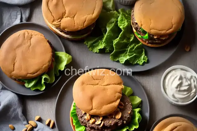 Peanut burger