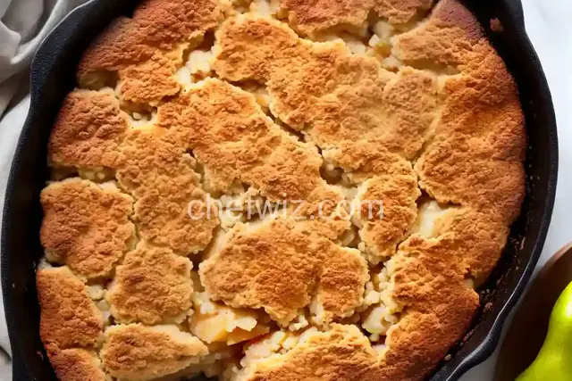 Pear Cobbler