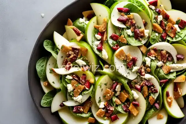 Pear Cucumber Salad with Balsamic and Shaved Romano Cheese