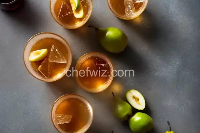 Pear Nectar with Reposado Tequila