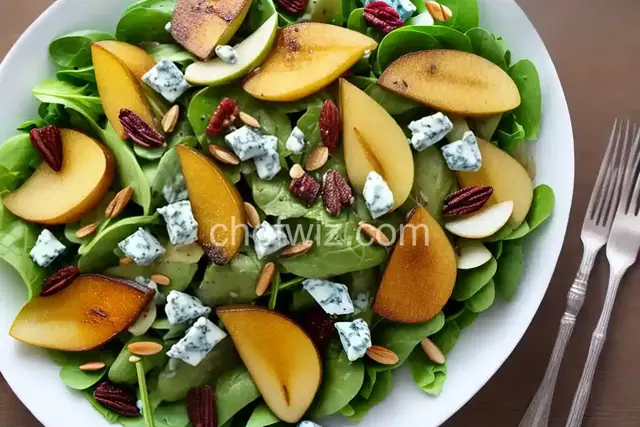 Pear and Blue Cheese Salad
