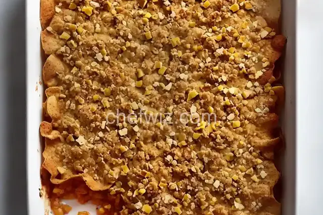 Pear and Cheddar Crisp