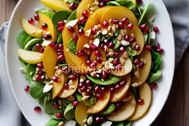 Pear and Pomegranate Salad