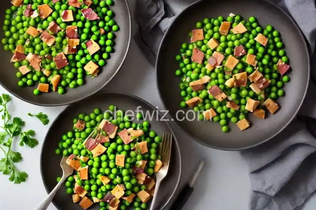 Peas with Shallots and Pancetta