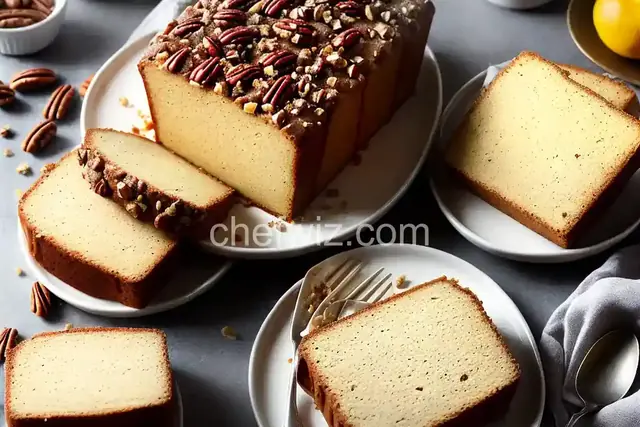 Pecan Sour Cream Pound Cake