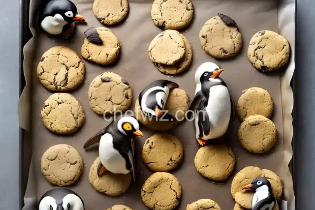 Penguin Slice-and-Bake Cookies