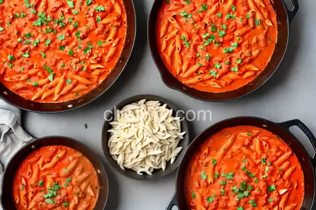 Penne and Vodka Sauce