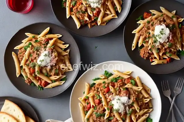 Penne with Pork Ragout