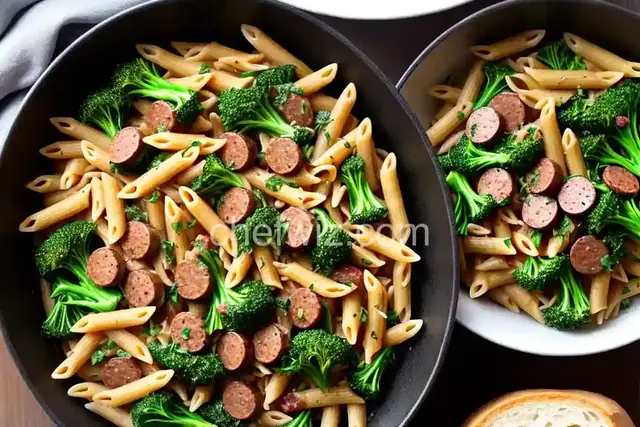Penne with Sausage and Broccoli Rabe