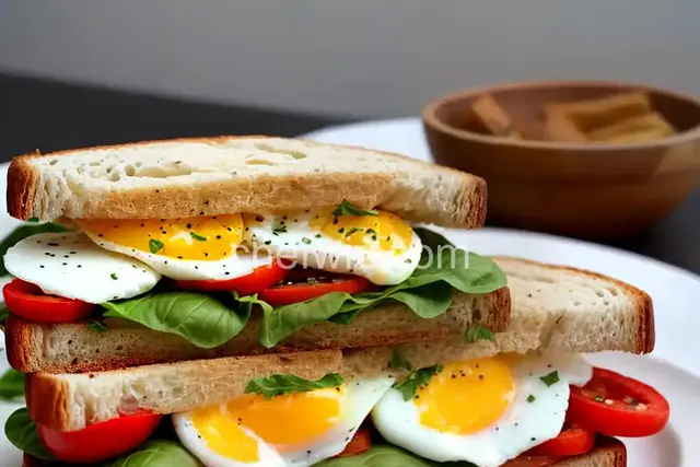 Pepper and Egg Sandwich Recipe
