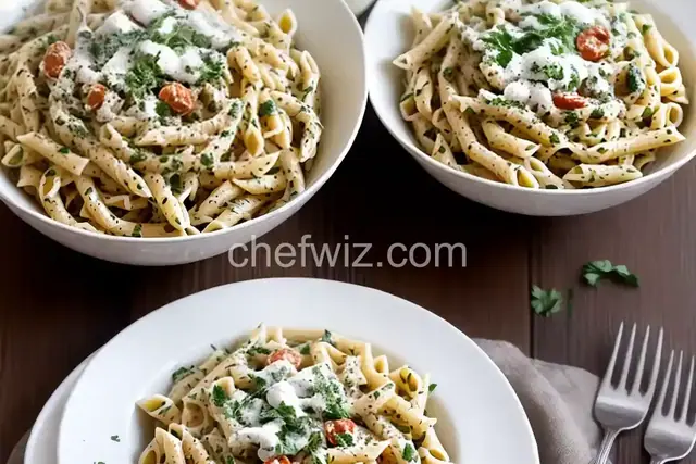 Peppercorn Ranch Pasta