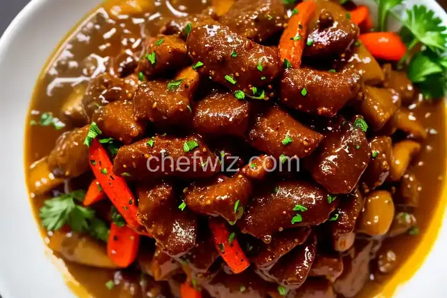 Peppered cow tail