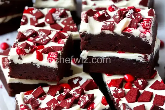 Peppermint Bark Brownies Recipe