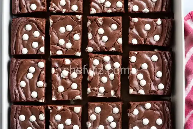 Peppermint Bark Brownies