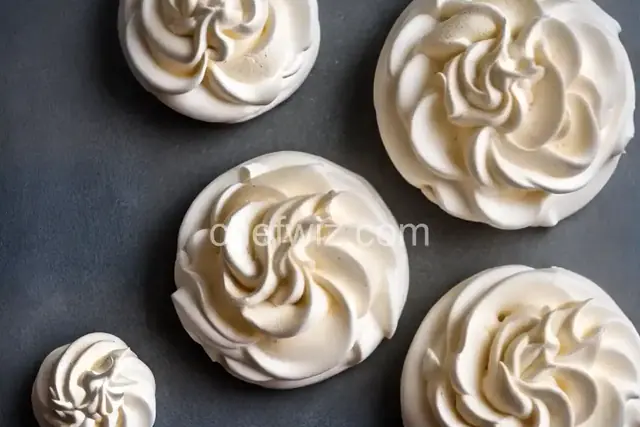 Peppermint Meringues