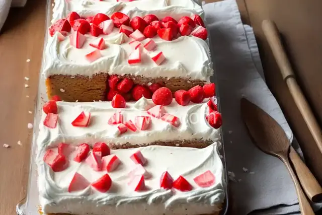 Peppermint Poke Cake