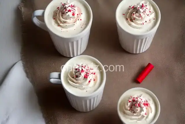 Peppermint White Hot Chocolate