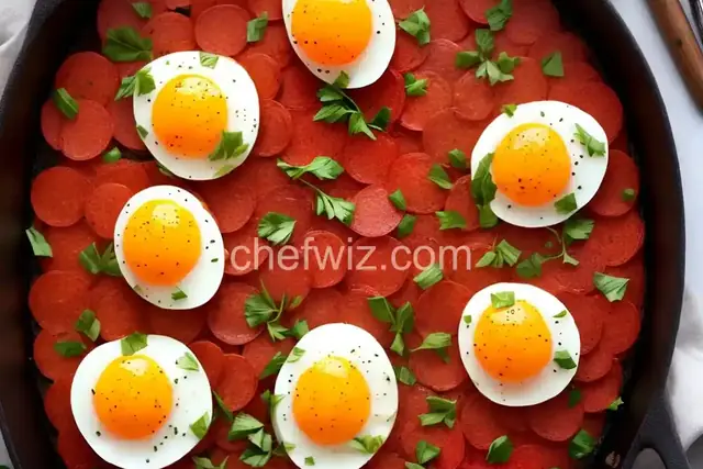 Pepperoni Eggs