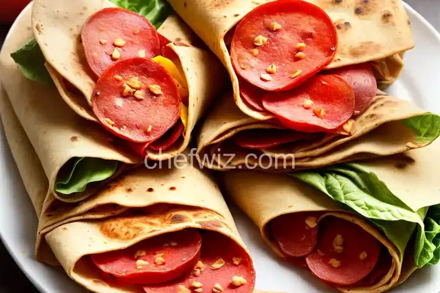 Pepperoni Pizza Wrap
