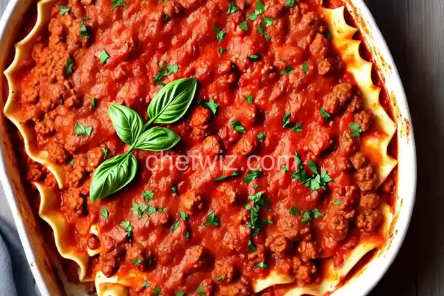 Perfect Lasagna Bolognese