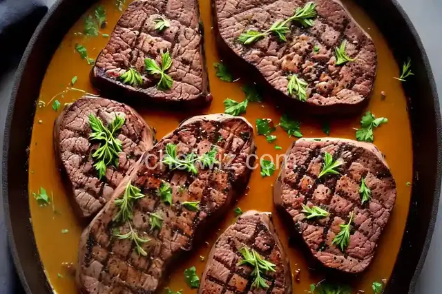 Perfect Porterhouse Steak with Herb Butter