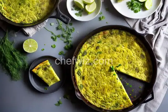 Persian Herb and Leek Frittata