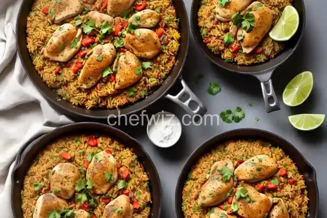 Peruvian Arroz con Pollo (Peruvian Rice and Chicken)