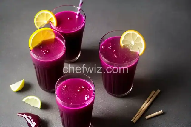 Peruvian Chicha Morada Drink