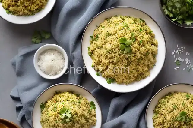 Peruvian Cilantro Rice