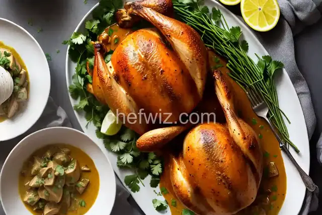 Peruvian Roast Chicken with Aji Verde