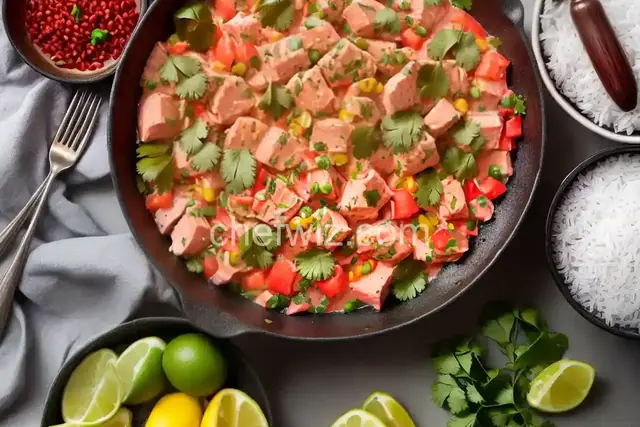 Peruvian Salmon Ceviche