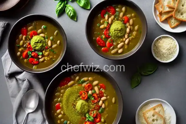 Pesto Bean Soup