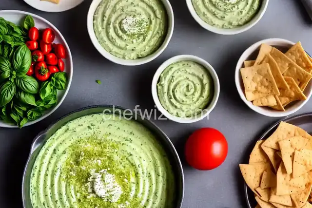 Pesto Cream Cheese Dip