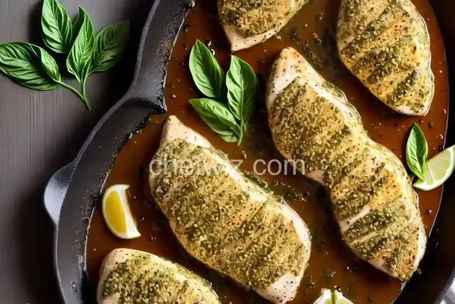 Pesto-Crusted Chicken Breasts