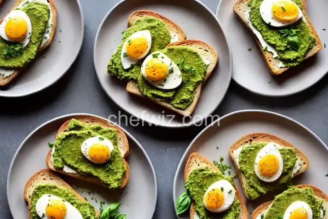 Pesto Egg Toast