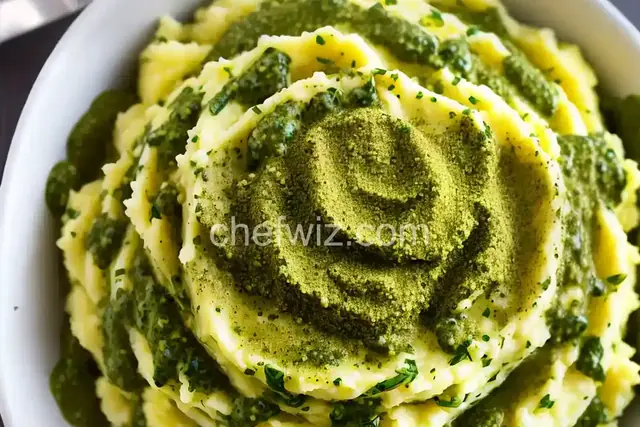 Pesto Mashed Potatoes