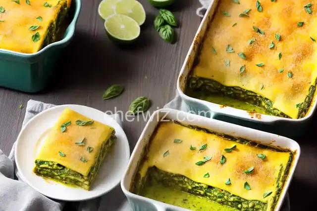 Pesto Polenta Lasagna