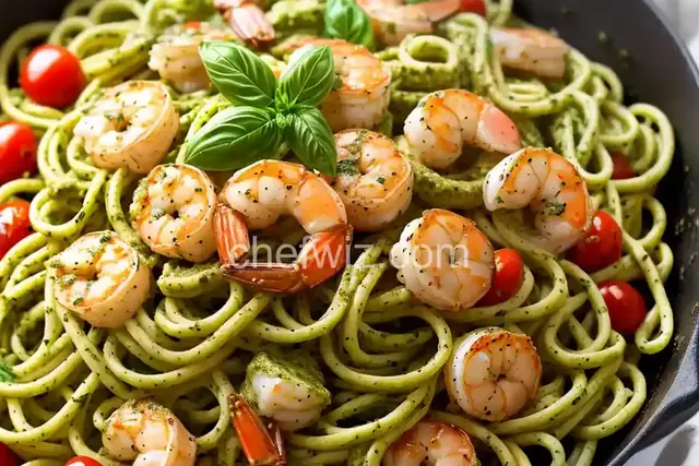 Pesto Shrimp Pasta