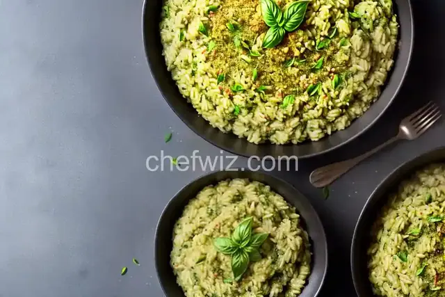 Pesto-ish Risotto
