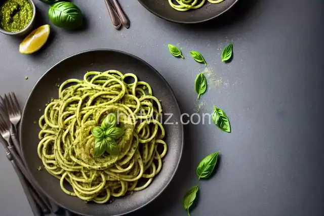 Pesto with Linguini