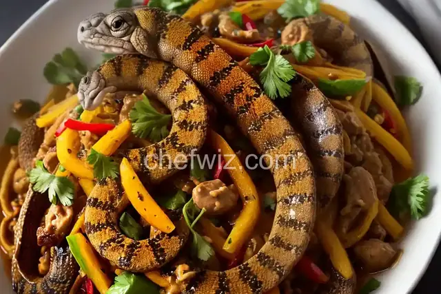 Philipino Fried Rattlesnake