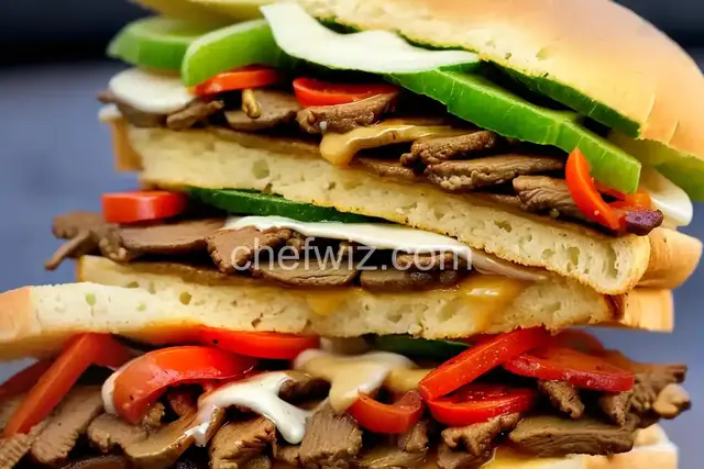 Philly Cheese Steak Sandwich