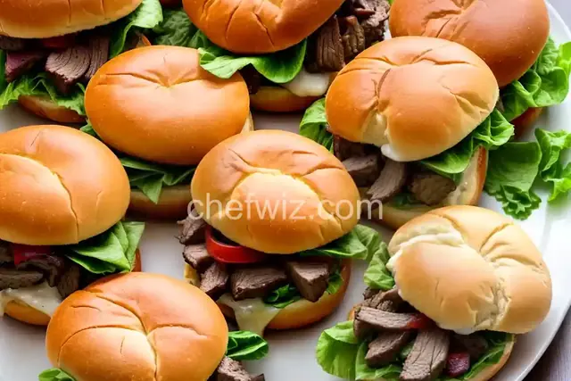 Philly Cheese Steak Sliders