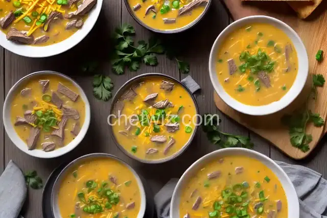Philly Cheese Steak Soup