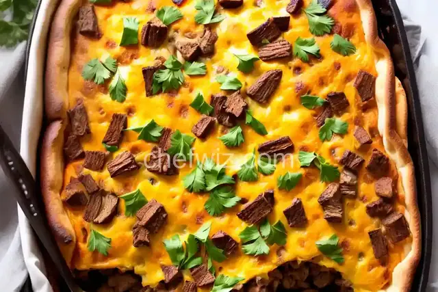 Philly Cheesesteak Casserole