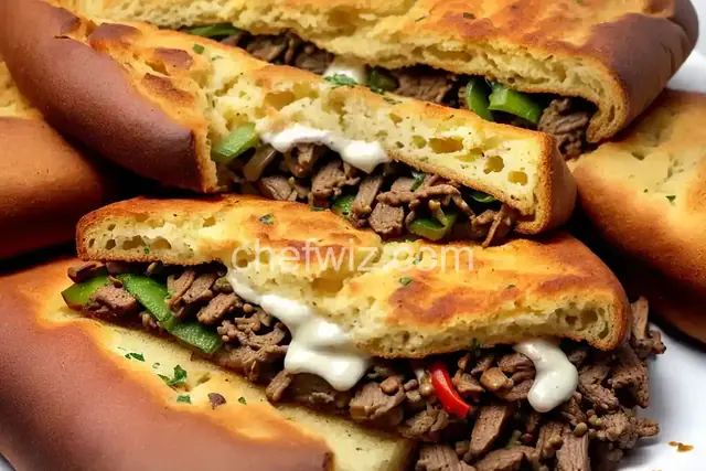 Philly Cheesesteak Garbage Bread