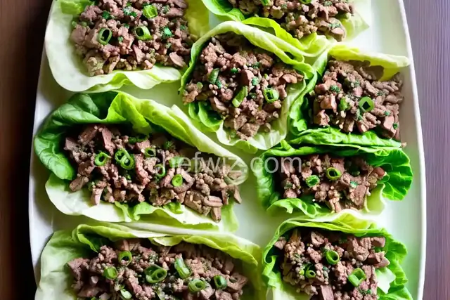 Philly Cheesesteak Lettuce Wraps