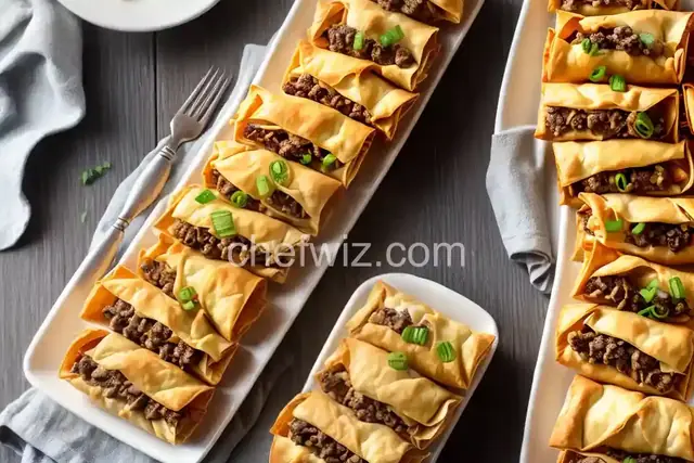 Philly Cheesesteak Phyllo Bites